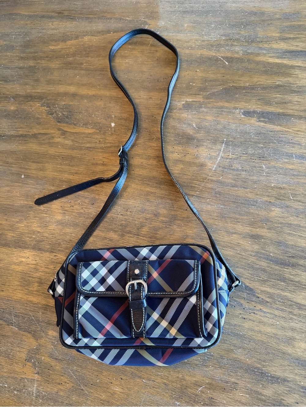 BURBERRY BLUE LABEL Crossbody Nova Nylon Navy Blue